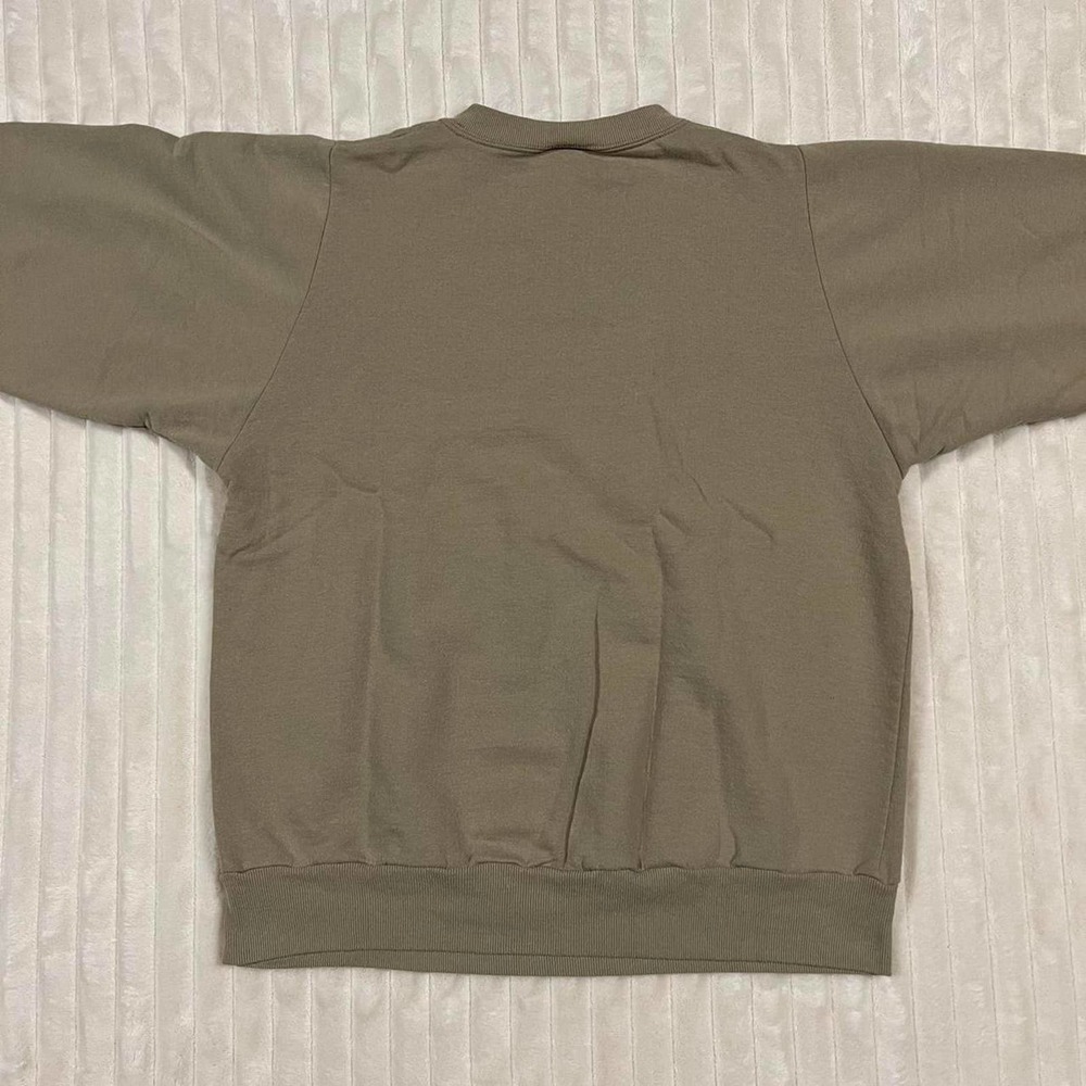 Large Khaki/Tan Light House Nautical Print Graphic Sweat Shirt - Picture 5 of 7